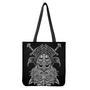 God Odin With Huginn And Muninn Print Tote Bag