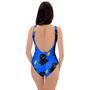 Godzilla Japanese Pattern Print One Piece Swimsuite