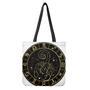 Gold And Black Scorpio Sign Print Tote Bag