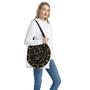 Gold And Black Taurus Sign Print Tote Bag