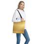 Gold Chinese Pattern Print Tote Bag