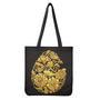 Gold Easter Egg Print Tote Bag