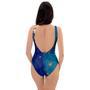 Gold Sapphire Marble One Piece Swimsuite