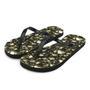 Golden Pyrite Summer Flip Flops