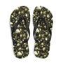 Golden Pyrite Summer Flip Flops