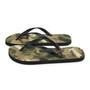 Green And Brown Camo Camouflage Print Flip Flops Colorful