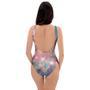 Green Cosmic Space Galaxy One Piece Swimsuite