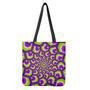 Green Hive Moving Optical Illusion Tote Bag