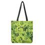 Green Lettuce Salad Print Tote Bag