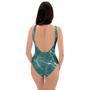 Green Malachite Marble One Piece Swimsuite