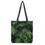 Green Monstera Leaf Print Tote Bag