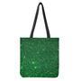 Green (Not Real) Glitter Print Tote Bag