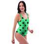 Green Polka Dot One Piece Swimsuite