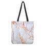 Grey Bronze Marble Print Tote Bag