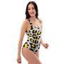 Grey Leopard One Piece Swimsuite