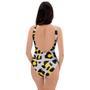 Grey Leopard One Piece Swimsuite