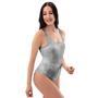 Grey Marble One Piece Swimsuite