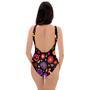 Hippie Peace Print One Piece Swimsuite