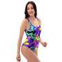 Hippie Psychedelic Mushroom One Piece Swimsuite