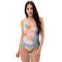 Hippie Tie Dye One Piece Swimsuite