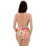 Hippie White Peace One Piece Swimsuite