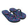 Iridescent Butterfly Flip Flops