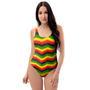 Jamaica Reggae Rasta One Piece Swimsuite