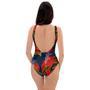 Janpanese Dragon Print One Piece Swimsuite