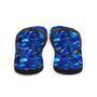 Lapis Gemstone Pattern Flip Flops