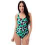 Leopard Zebra Print One Piece Swimsuite