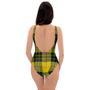 Macleod Yellow Plaid Tartan One Piece Swimsuite