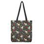 Magic Floral Unicorn Pattern Print Tote Bag