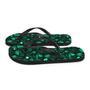 Malachite Pattern Flip Flops