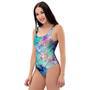 Mermaid Galaxy Print One Piece Swimsuite