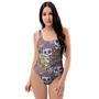 Mexican Skull One Piece Swimsuite