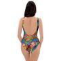 Monkey Trippy Psychedelic One Piece Swimsuite