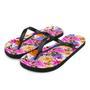 Multi-Color Floral Flip Flops