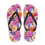 Multi-Color Floral Flip Flops