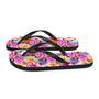 Multi-Color Floral Flip Flops