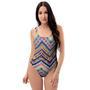 Multicolor Zigzag Indian Aztec One Piece Swimsuite