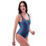 Navy Polka Dot One Piece Swimsuite