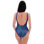 Navy Polka Dot One Piece Swimsuite