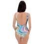 Neon Color Marble One Piece Swimsuite