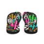 Neon Light Cactus Flip-Flops