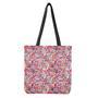 Pastel Bohemian Floral Pattern Print Tote Bag