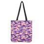 Pastel Purple Camouflage Print Tote Bag