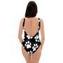 Paw Print One Piece Swimsuite