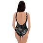 Pentagram Gothic Witch One Piece Swimsuite