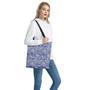 Pigeon Floral Bohemian Pattern Print Tote Bag