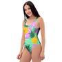 Pineapple Print One Piece Swimsuite